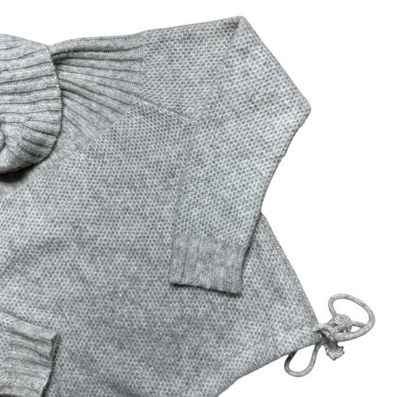 Madewell Light Grey Snowbound Drawstring Pullover Sweater Women’s US L - Picture 7 of 9